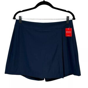 SPANX Navy Athletic Skort Shorts